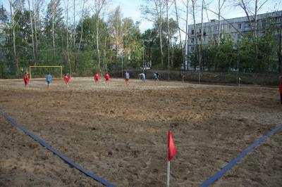 Финиширует первый этап чемпионата Рязанской области по пляжному футболу